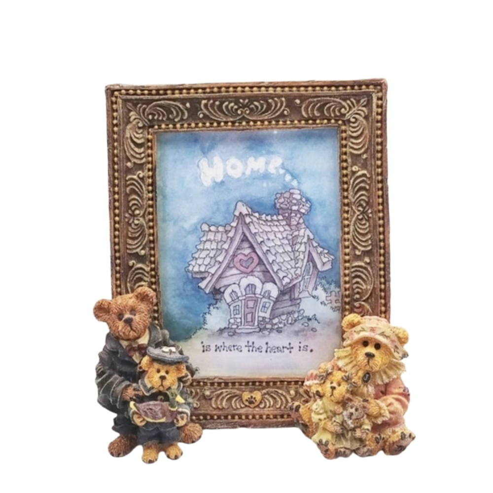 Boyds Bears & Friends “A Family Portrait” Dearstone Collection Frame w/ Box
